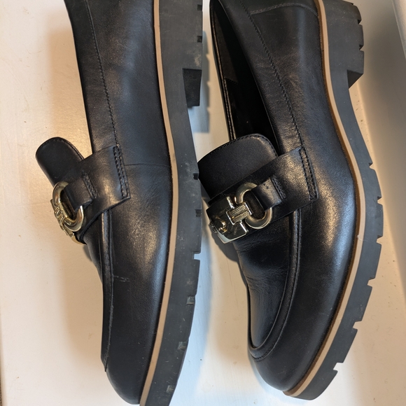 Kate Spade Black Leather Loafers 8M Kolby - Picture 4 of 12